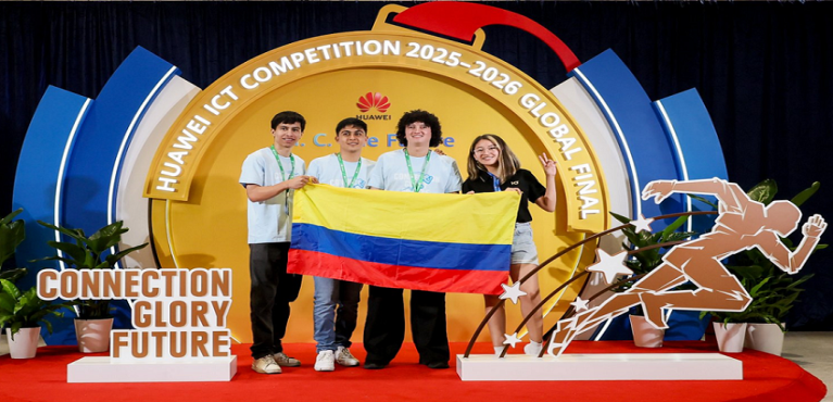 Universitarios colombianos destacan entre más de un millón de participantes en torneo tecnológico de Huawei